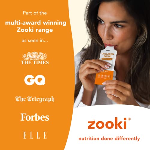 Zooki 5000mg Marine Collagen Liquid Sachets | Hydrolysed Marine Collagen Peptides yourzooki uk supplements