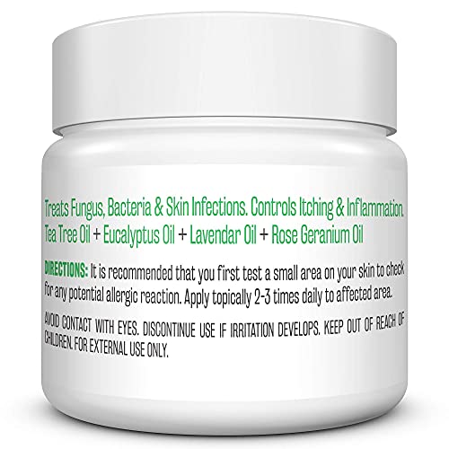 Tea Tree Oil Foot Balm - Natural Remedy for Athletes Foot, Toenail Repair M3 Naturals uk supplements