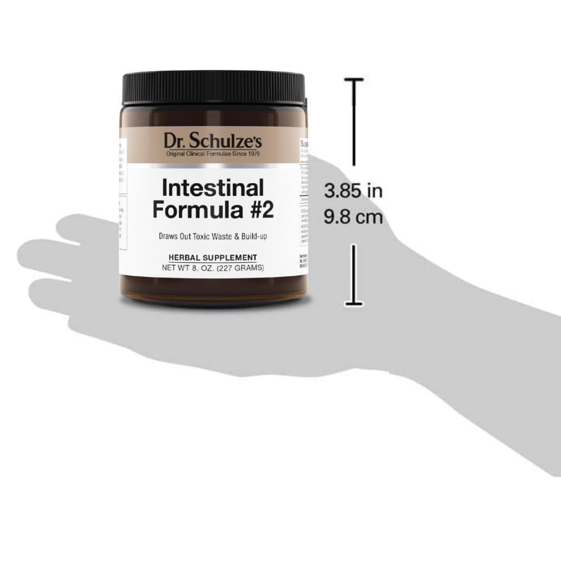 Dr. Schulze's Intestinal Formula #2 - Cleansing Supplement for Colon Health Support - Supports Daily Elimination - Plant-Based Herbal Supplement - Gluten-Free & Vegan - 8 oz Dr. Schulze's uk supplements