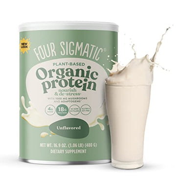 Four Sigmatic Organic Plant-Based Protein Powder Unflavored Protein with Lion’s Mane Four Sigmatic uk supplements