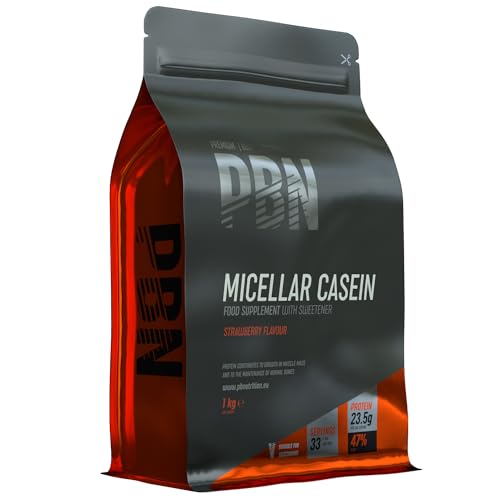 PBN - Premium Body Nutrition Micellar Casein Strawberry 1kg Pouch Premium Body Nutrition uk supplements