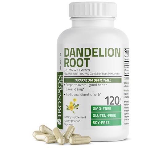 Bronson Dandelion Root High Potency Supplement, Supports Overall Good Health & Well Bronson uk supplements