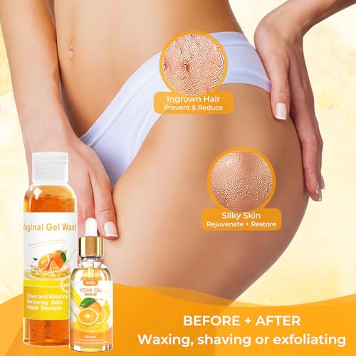 Yoni Soap & Yoni Oil & Feminine Wash Set for Women, Yoni Wash for Vaginal Ph Balance Remove BASSI uk supplements