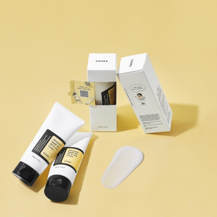 COSRX Snail Mucin 92% Moisturizer, Daily Repair Face Gel Cream for Dry, Sensitive Skin COSRX uk supplements