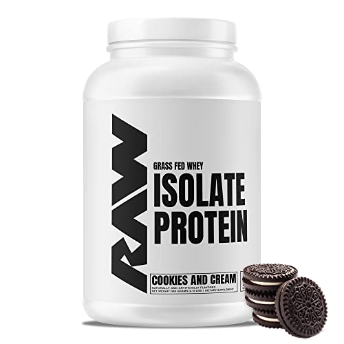 RAW Whey Isolate Protein Powder, Cookies N Cream - 100% Grass-Fed Sports Nutrition RAW uk supplements