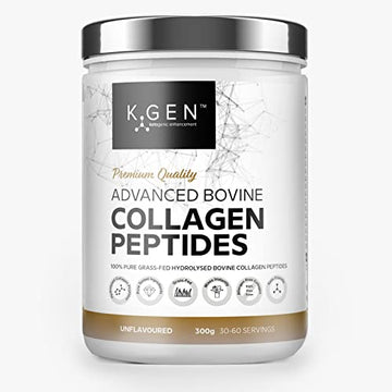 K-GEN Bovine Collagen Powder with Premium Quality Ingredients – Pure Hydrolysed Grass-Fed Bovine Collagen K GEN ketogenic enhancement uk supplements