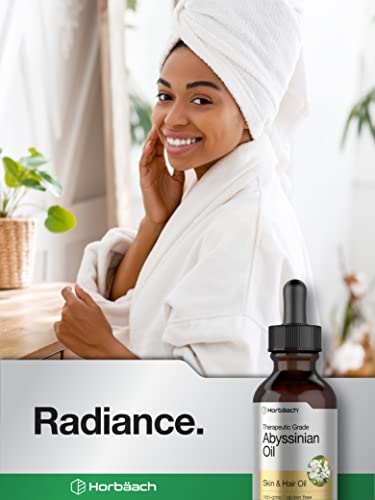Abyssinian Oil 4 fl oz | Hair and Skin Oil | 2 Pack of 2oz | Paraben, SLS and Fragrance Free Horbäach uk supplements