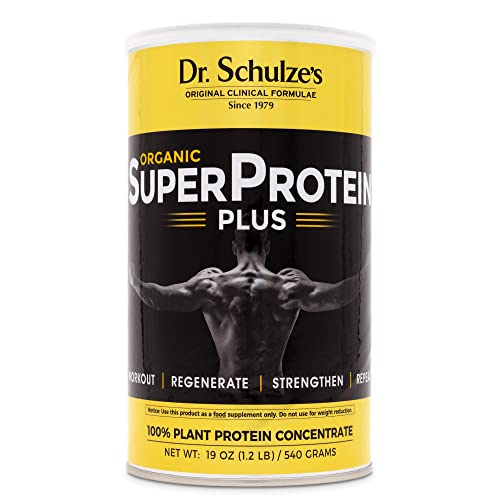 Dr. Schulze's | SuperProtein Plus | 100% Plant Protein Concentrate | Organic Powder Mix Dr. Schulze's uk supplements