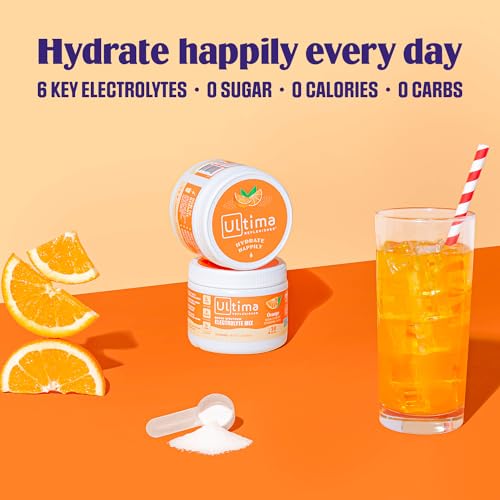 Ultima Replenisher Daily Electrolyte Drink Mix – Orange, 30 Servings – Hydration Powder Ultima Replenisher uk supplements