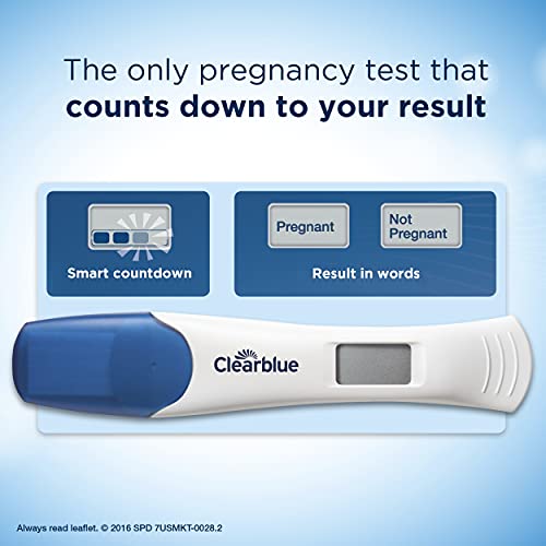 Clearblue Digital Pregnancy Test with Smart Countdown, Multi, 5 count Clearblue uk supplements