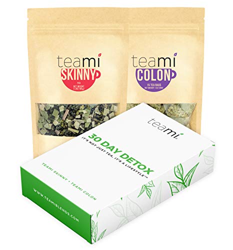 Teami® 30-Day Detox Tea Pack: All-Natural Teatox Kit with Teami Skinny & Teami Colon Teami uk supplements