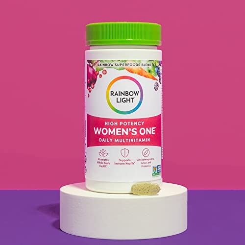 Rainbow Light Multivitamin for Women, Vitamin C, D & Zinc, Probiotics, Women’s One Rainbow Light uk supplements