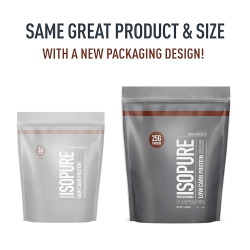 Isopure Dutch Chocolate Whey Isolate Protein Powder with Vitamin C & Zinc for Immune Isopure uk supplements