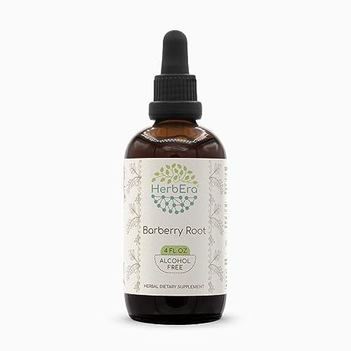 Barberry Root B120 Alcohol-Free Herbal Extract Tincture, Concentrated Liquid Drops Natural Barberry HerbEra uk supplements