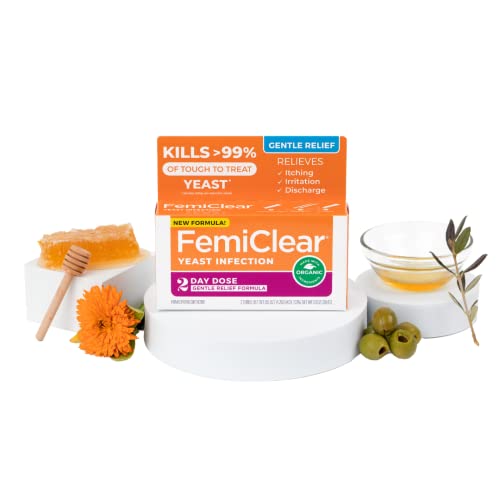 FemiClear Gentle Relief Formula 2 Day Infection Treatment, Gentle Formula for More Sensitive Individuals FemiClear uk supplements