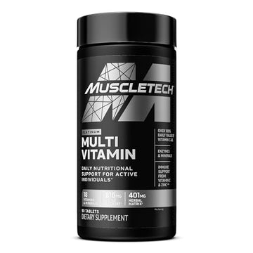 MuscleTech Platinum Multivitamin for Immune Support 18 Vitamins & Minerals Vitamins A MuscleTech uk supplements