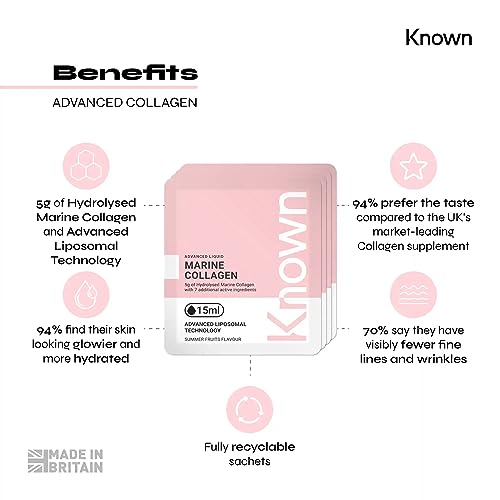 Advanced Collagen Supplement by Known Nutrition with Vitamin C | Liposomal Technology Known uk supplements