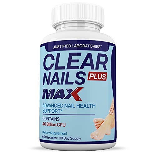 Justified Laboratories (3 Pack) Clear Nails Plus Max Pills 40 Billion CFU Probiotic 60 Caps Justified Laboratories uk supplements