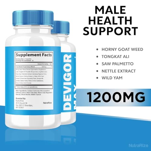 (3 Pack) Devigor Max - Devigor Max Pills for Man, Devigor Max Supplement to Promote NutraRize uk supplements