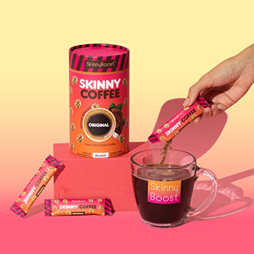 Skinny Boost Skinny Coffee- (Unflavored) Instant Sticks Made with Arabica Coffee, Garcinia SkinnyBoost uk supplements