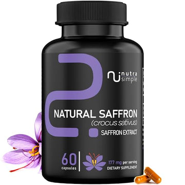 Nutra Simple Saffron Supplements 177mg, Pure Saffron Extract, Made in USA, Natural Nutra Simple uk supplements