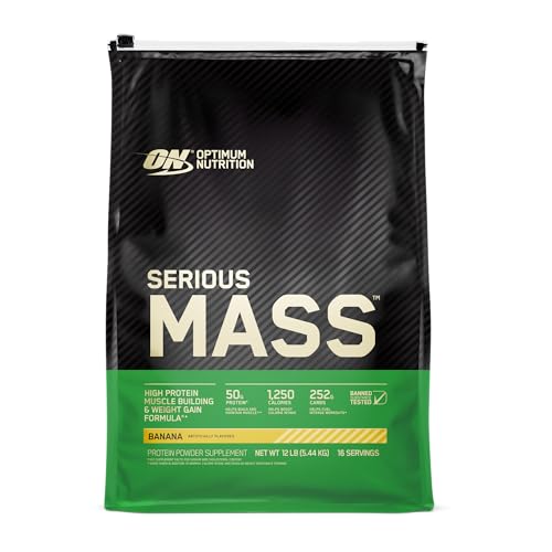 Optimum Nutrition Serious Mass Weight Gainer Protein Powder, Vitamin C, Zinc Optimum Nutrition uk supplements