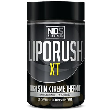 LIPORUSH NDS Nutrition XT - Super Concentrated Thermogenic with L-Carnitine & Teacrine LIPORUSH uk supplements