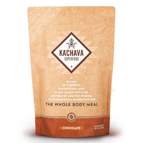 Ka’Chava All-In-One Nutrition Shake Blend, Chocolate, 85+ Superfoods, Nutrients & Plant Ka'Chava uk supplements