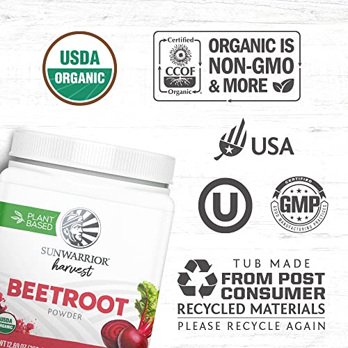 Sunwarrior Beet Root Powder Nitric Oxide Increase Stamina Blood and Flow Circulation Sunwarrior uk supplements