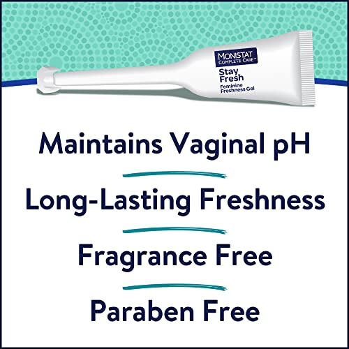 Monistat Stay Fresh Gel, Odor Eliminating Gel for Feminine Care, Fragrance Free Vaginal Gel, Prefilled Monistat uk supplements