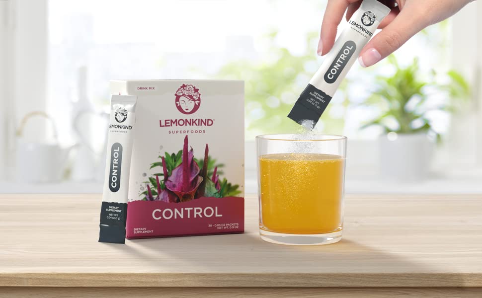 LEMONKIND Organic Zero Calorie Control - Healthy Supplement for Controling Snacking LEMONKIND uk supplements
