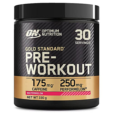 Optimum Nutrition Gold Standard Pre Workout Watermelon Flavoured Powder, 330g Optimum Nutrition uk supplements