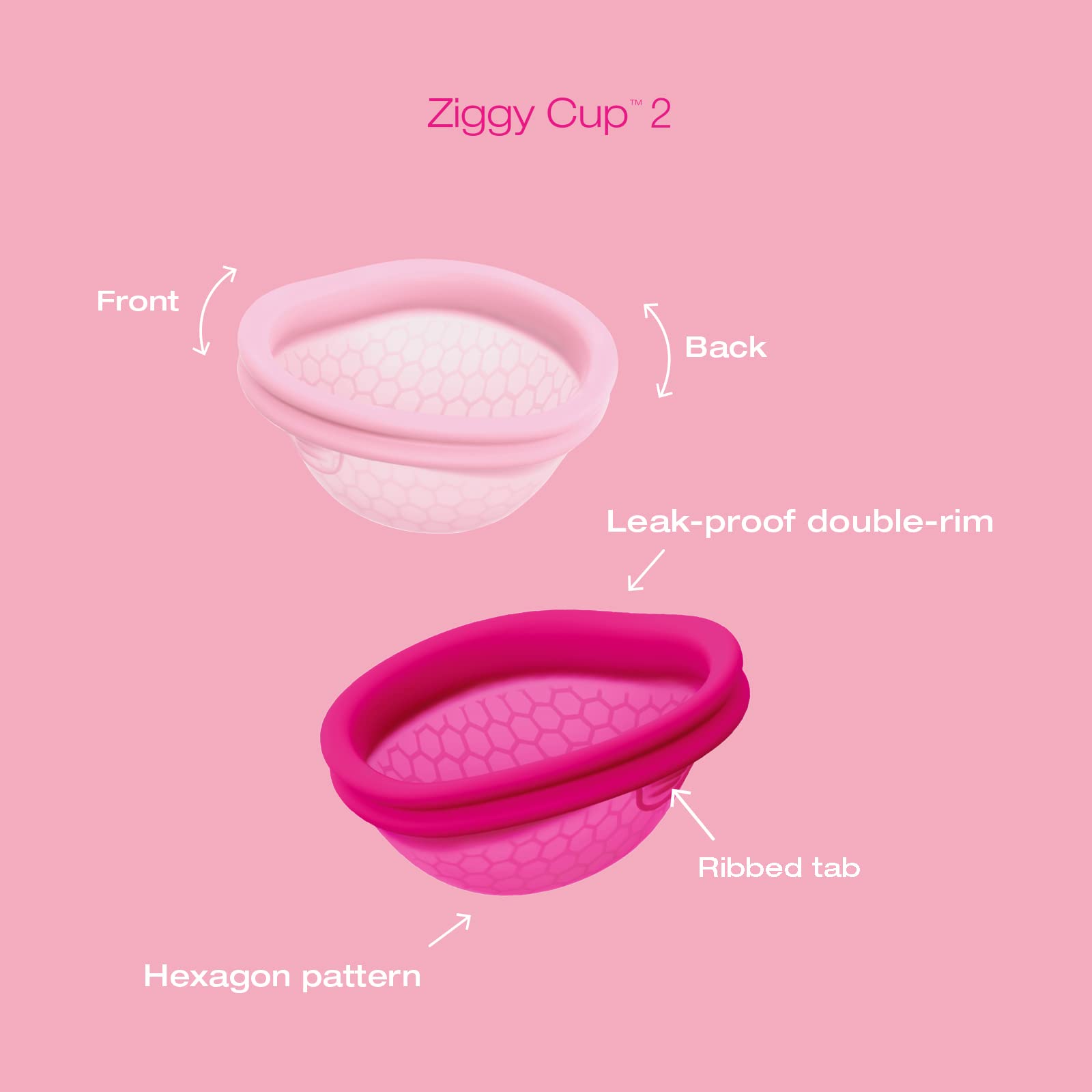 Intimina Ziggy Cup 2 - Extra-Thin Reusable Menstrual Disc, Period Cup, Disposable Menstrual Cup INTIMINA uk supplements