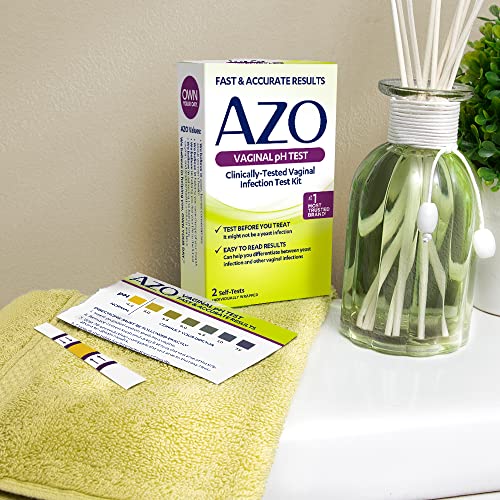 AZO Vaginal pH Test Kit, Clinically-Tested Vaginal Infection Test Kit, Fast & Accurate Results AZO uk supplements