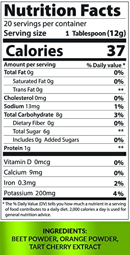 BEET BOOST for Stamina by NutriGardens - Increase Endurance & Circulation – Concentrated Beet Boost uk supplements