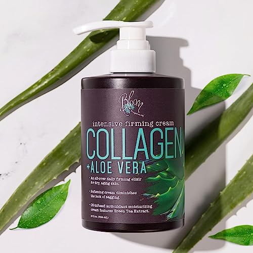 BLOOM Vitamin C Cream + Collagen Cream Body Lotion & Face Moisturizer 2PC Skincare BLOOM IT'S A GREAT SKIN DAY! uk supplements