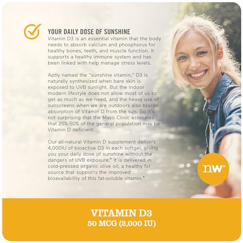 NatureWise Vitamin D3 2000iu (50 mcg) Healthy Muscle Function, and Immune Support NatureWise uk supplements