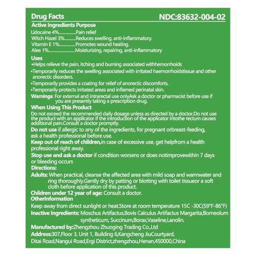 Dr.Goddyik Maximum Strength Hemorrhoid & Fissure Relief Cream Ointment with Aloe & Vitamin E - Fast Acting, Long Lasting Soothe for Itching, Burning & Fissures Dr.Goddyik uk supplements