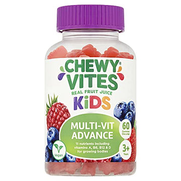 Chewy Vites Kids Multivitamin Advance 60 Gummy Vitamins | 11 Essential Nutrients CHEWY VITES uk supplements