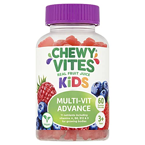Chewy Vites Kids Multivitamin Advance 60 Gummy Vitamins | 11 Essential Nutrients CHEWY VITES uk supplements