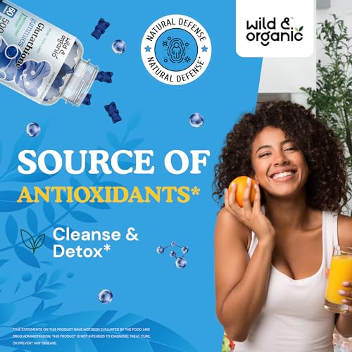 Wild & Organic Glutathione Gummies - Reduced Glutathione for Liver Cleanse & Antioxidants Wild & Organic uk supplements