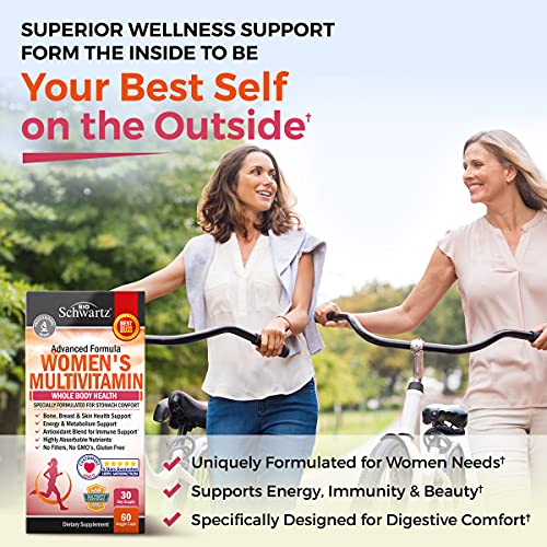 Multivitamin for Women with Vitamin D3 - Multivitamins for Bone Breast Skin Joint BioSchwartz uk supplements