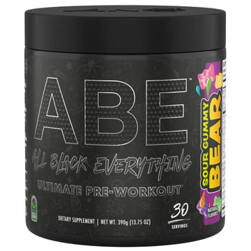 ABE Pre Workout Powder - All Black Everything Pre Workout Energy Drink with Citrulline ABE all black everything uk supplements