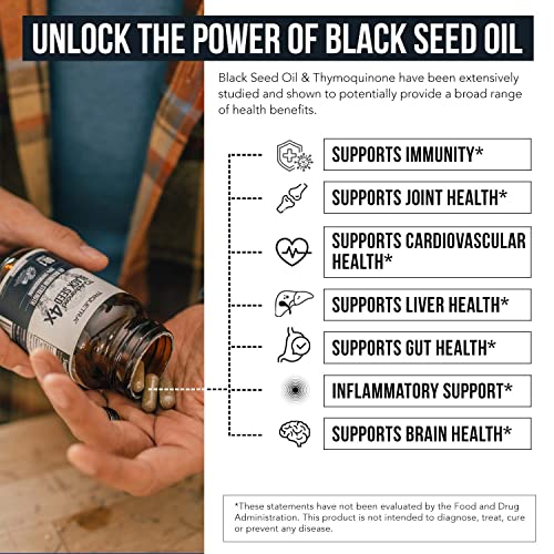 20% Thymoquinone Black Seed Oil Extract Capsules - TQ-Advanced 4X®: Highest Triquetra Health uk supplements