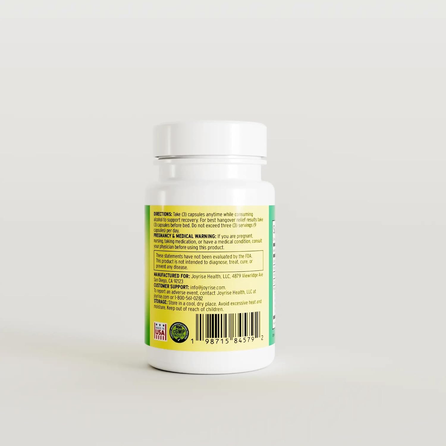 Joyrise® After Drinking Aid – Fast Acting Capsules with DHM – Alcohol Metabolism Support, Liver Health, Rapid Bioavailability & Body Replenishment – 45 Capsules (15 Servings) Joyrise uk supplements