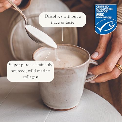 Bare Biology Collagen Powder, 300g/60 Servings - Skinful Pure Marine Collagen Supplement for Skin Bare Biology uk supplements