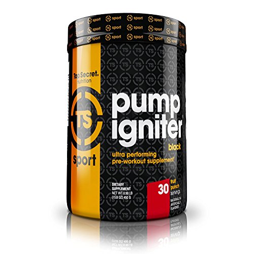 Top Secret Nutrition Pump Igniter Black, Fruit Punch, 30 Serving Top Secret Nutrition uk supplements