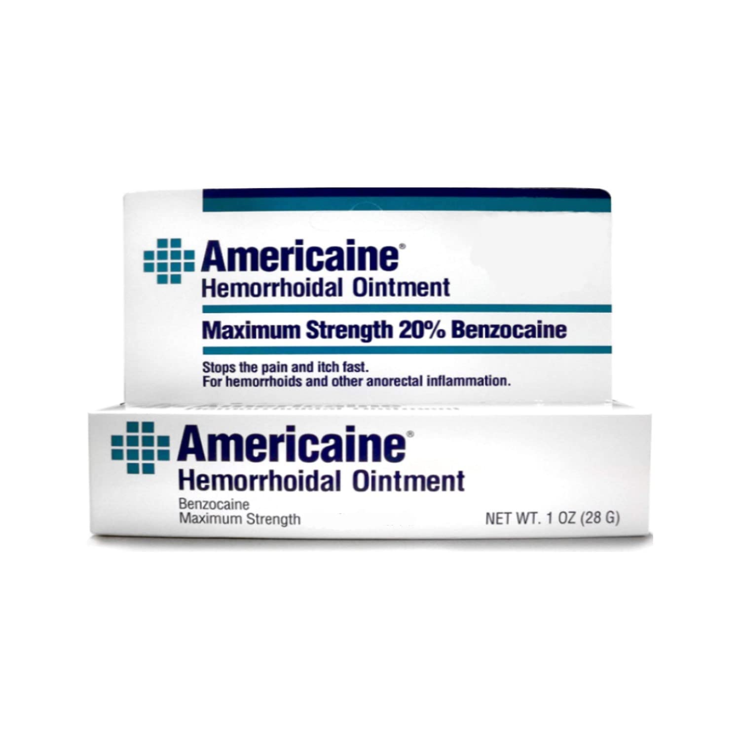 Americaine Hemorrhoidal Ointment Maximum Strength 20% Benzocaine 1 oz (Pack of 2) Americaine uk supplements