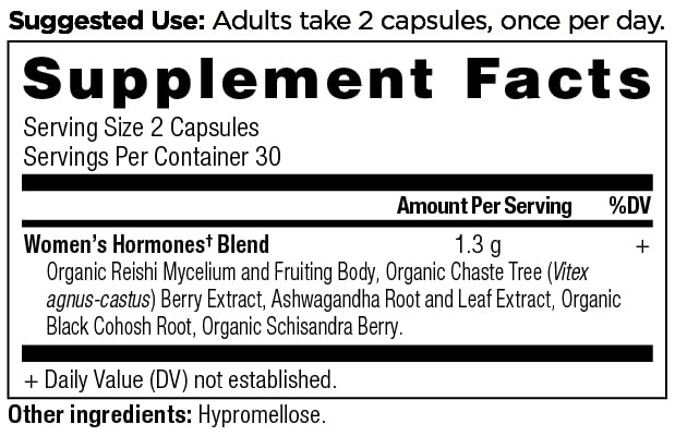 Ancient Nutrition Women's Hormones, Helps Reduce Stress, Supports Energy, Hormone Balance, Gluten Free, Paleo and Keto Friendly, 60 Capsules Ancient Nutrition uk supplements